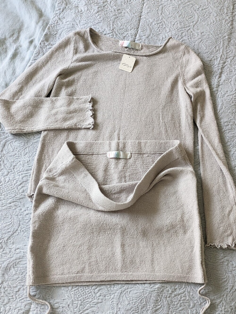 Free People Cabo Beach Skirt Set Silver - Picture 2 of 5